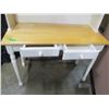 Image 2 : ESTATE:  WHITE DESK & HUTCH