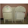Image 1 : ESTATE:  FOLDING CARD TABLE C/W 4 CHAIRS