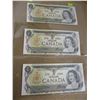 Image 1 : 1973 STOCK SHEET UNCIRCULATED LAST OF CANADA $1 BILLS