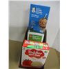 Image 1 : SHELF PULLS (AS IS):  3 BOXES OF CEREAL (FLAX SEED, YAN YIN, WHEAT BISCUIT)
