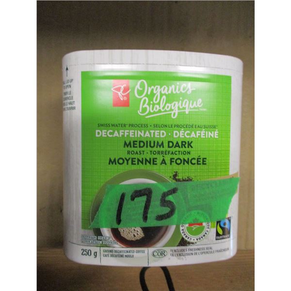 SHELF PULLS (AS IS):  MEDIUM DARK COFFEE (250G)