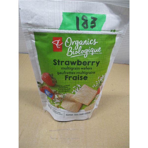 SHELF PULLS (AS IS):  STRAWBERRY WAFERS - BAG