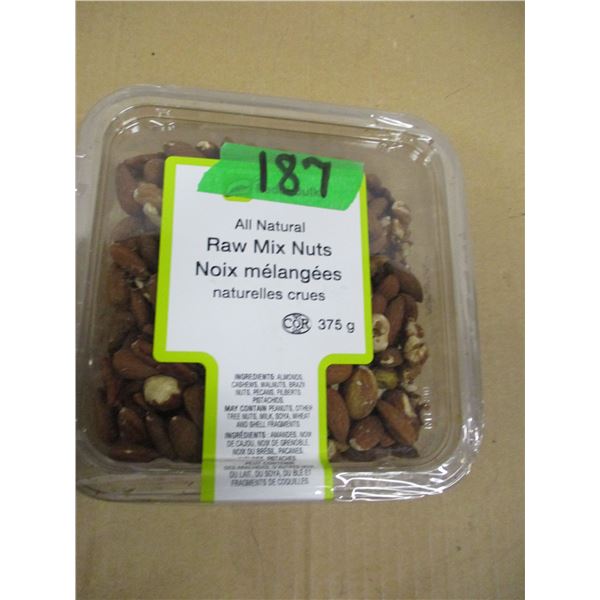 SHELF PULLS (AS IS):  RAW MIXED NUTS (375G)