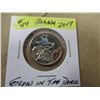 Image 1 : 2017 PROOF GLOW IN THE DARK CANADA QUARTER