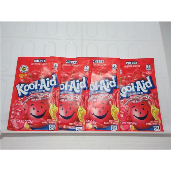 CHERRY KOOL-AID - 4 PACKAGES