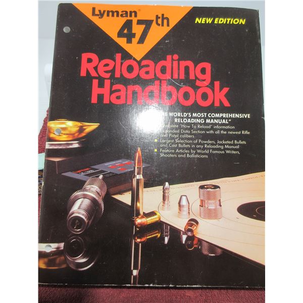 HUNTING:  LYMAN 47TH RELOADING HANDBOOK