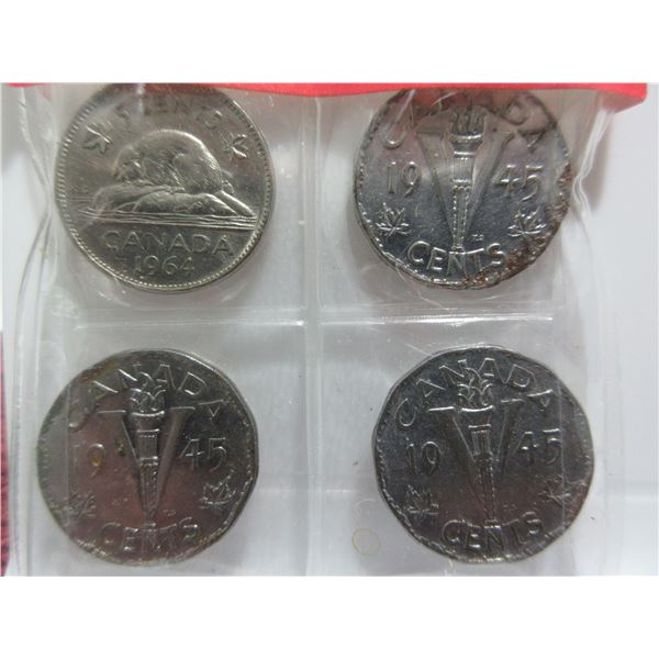 3 - 1945 VICTORY & 1964 NICKELS