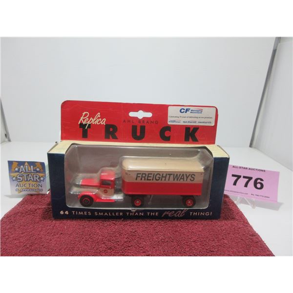 SEIZURE/COLLECTIBLE:  FREIGHTWAYS METAL TRUCK TOY IN ORIGINAL BOX