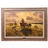 Image 1 : Jack Roberts Original Oil Painting "The Buffalo Horse" [178873]