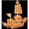 Image 2 : Chinese Dragon Boat, Yellow Onyx [175641]