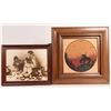 Image 1 : Native American Sand Painting & Photo in Frames [178280]