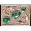 Image 1 : Belt Buckle, Malachite / Silver  [177877]