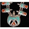 Image 2 : Navajo Squash Blossom Style Necklace [157628]