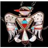 Image 2 : Zuni Thunderbird Silver Bolo by Bobby Corraine [177879]