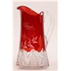 Image 1 : Rose Glass Pitcher 1900 [176364]