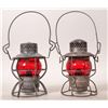 Image 1 : Denver & Rio Grand Western Railroad Lantern Pair [178388]