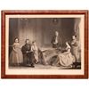 Image 1 : US Grant and His Family Print in Old Frame [178959]