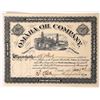 Image 1 : Omaha Oil Co. Stock Cert. (1883) [177289]