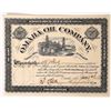 Image 1 : Omaha Oil Co. Stock Cert. (1883) [177289]