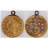 Image 1 : $2 1/2 Gold Piece Love Token  [177398]