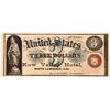 Image 1 : Kaw Valley Hotel $3 Scrip [178759]