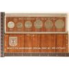 Image 1 : 1975 ISRAEL 6 COIN UNC OFFICIAL MINT SET, ISRAEL'S