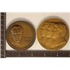 Image 1 : 2 RUSSIAN ORBITAL SPACE MEDALS: 2 1/4" & 2 1/2"