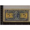 Image 2 : SERIES 521 US FIVE CENT MILITARY PAYMENT CERT.