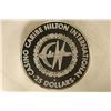 Image 2 : .46 OZ. SILVER PF $25 CASINO CARIBE HILTON CHIP