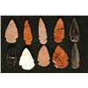 Image 2 : 10 ASSORTED ARROWHEADS: 1 1/2"- 1 3/4" IN LENGTH