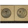 Image 2 : 2-1964-90% SILVER KENNEDY HALF DOLLARS UNC