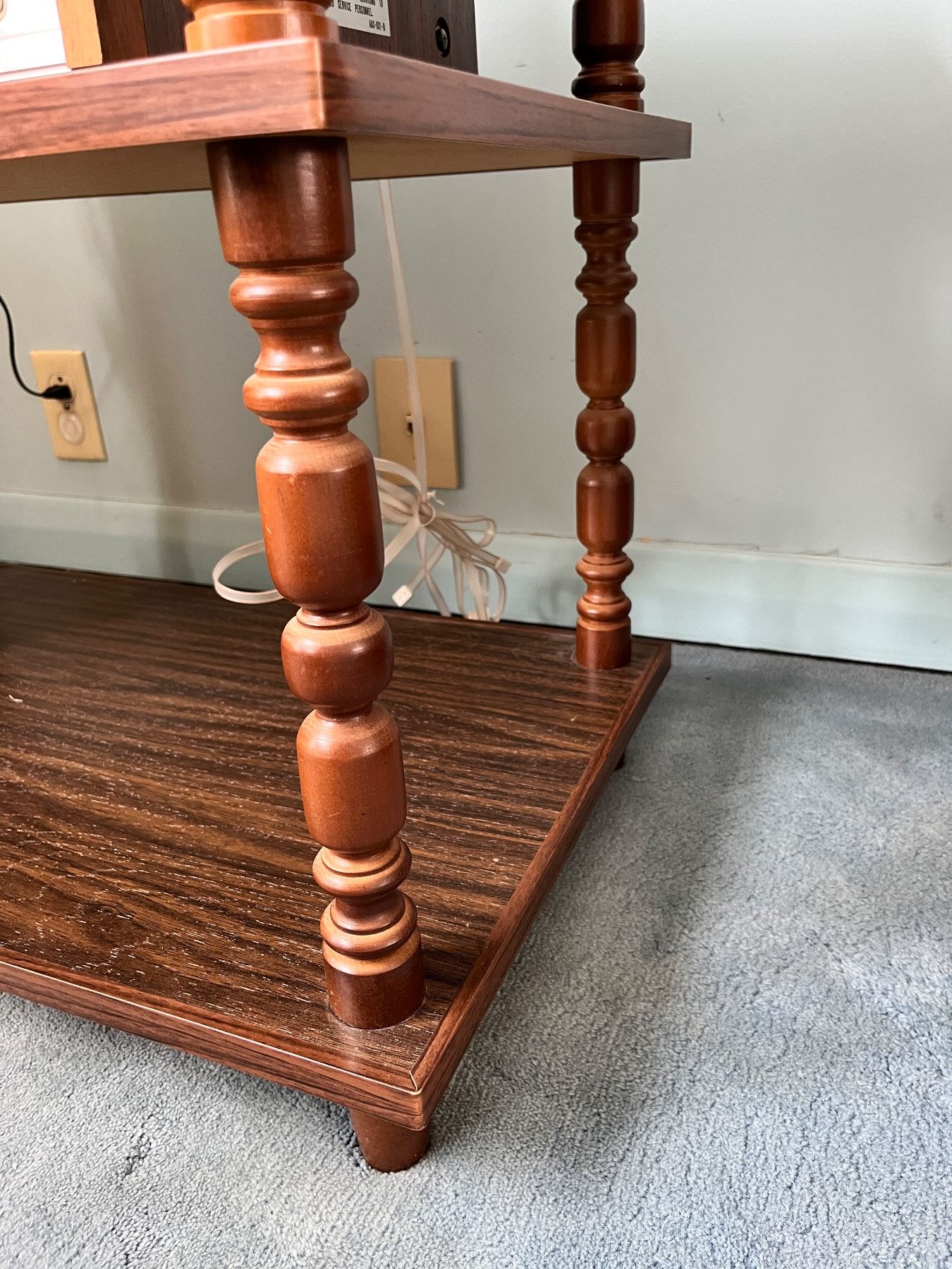 Two Inch Receiver Table Tiered Table with Pioneer Stereo Receiver - Sunrise Estate Services Ltd