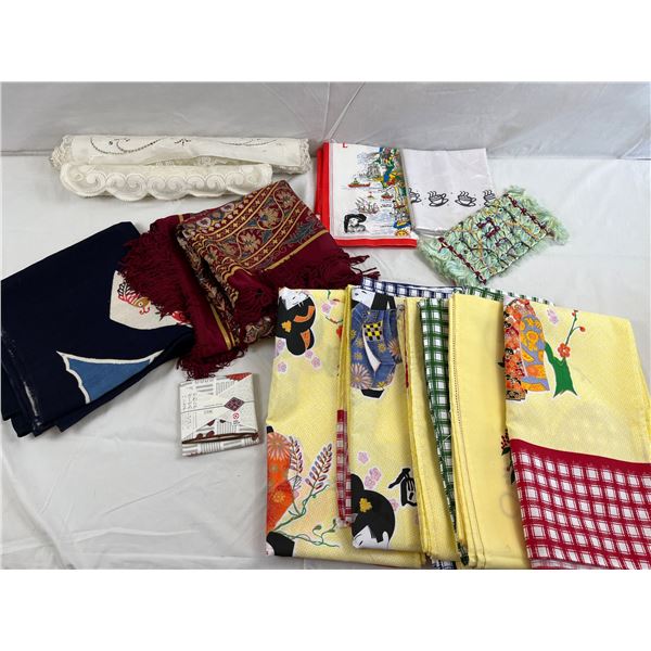 Assorted Table Linens - Sunrise Estate Services Ltd