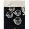 Image 2 : Punch Bowl & 8 Glasses & Glass Ladle