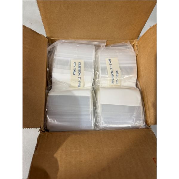 Resealable bags 3"x5" 1000