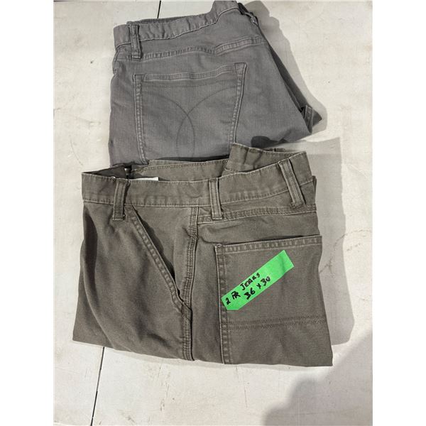 2 pr jeans 36x30