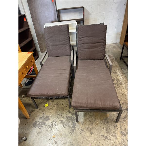 Two lounge chairs