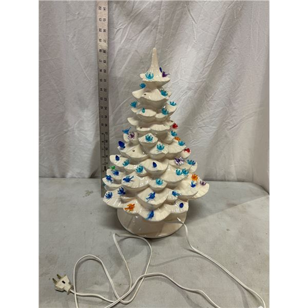 Vintage ceramic tree decor