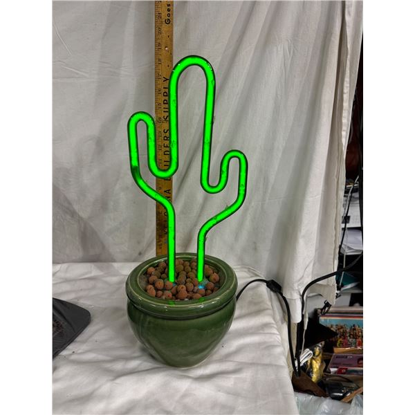 Light up cactus
