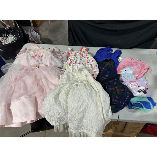 Dresses and other clothing children's sizes