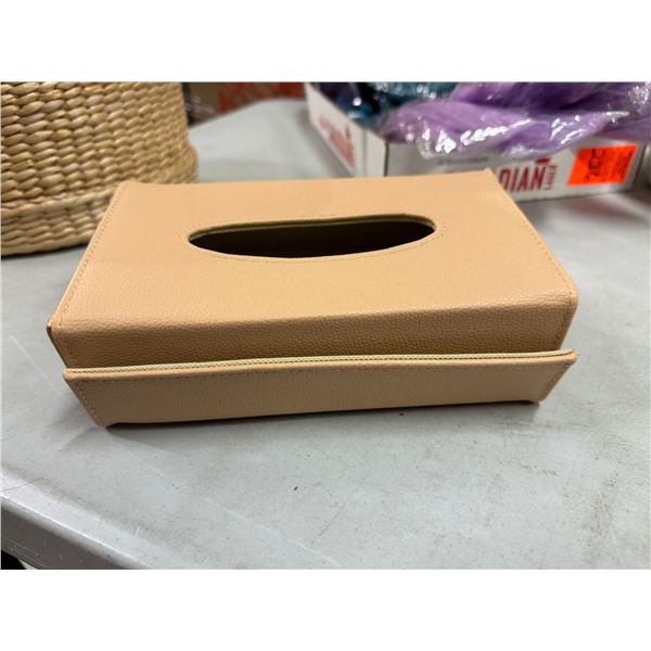 Vehicle tissue box or wipes holder