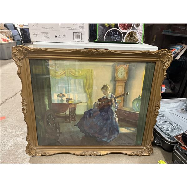 Ornate framed wall hanging