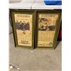 Image 1 : Framed Beatles newspaper clippings