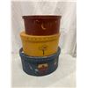 Image 1 : "Feathering your nest" distressed boxes 3 in1