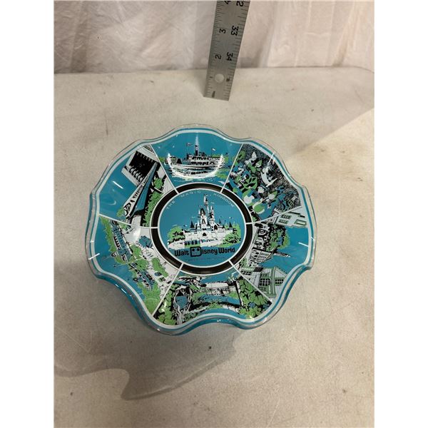 1970's Disney blue dish