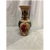 Image 1 : Hand painted vase with red figures & trees