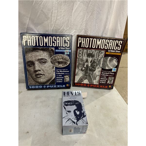 Elvis the great performances and Elvis puzzles