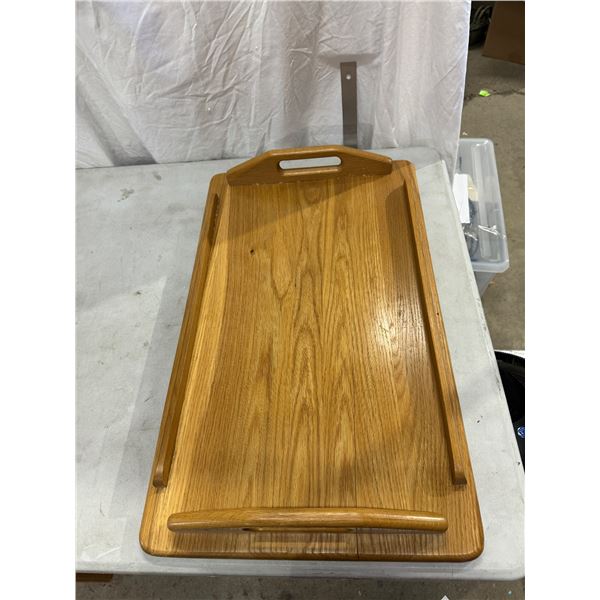 Wood tray
