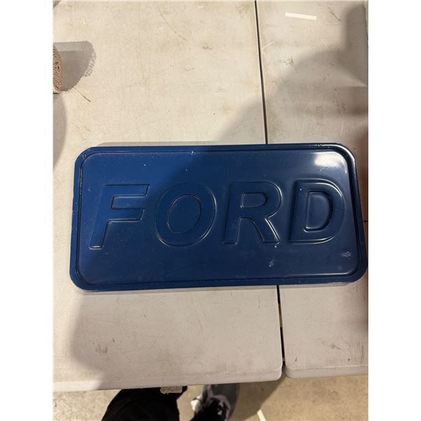 Metal FORD sign