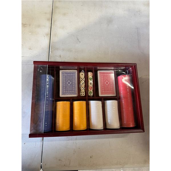 Card and poker set